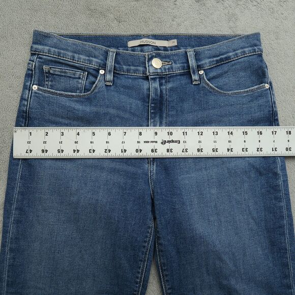 Hudson Jeans Women's Size 29 Blue Mid-Rise Nico Penny Straight Denim 27" Inseam - Picture 8 of 16